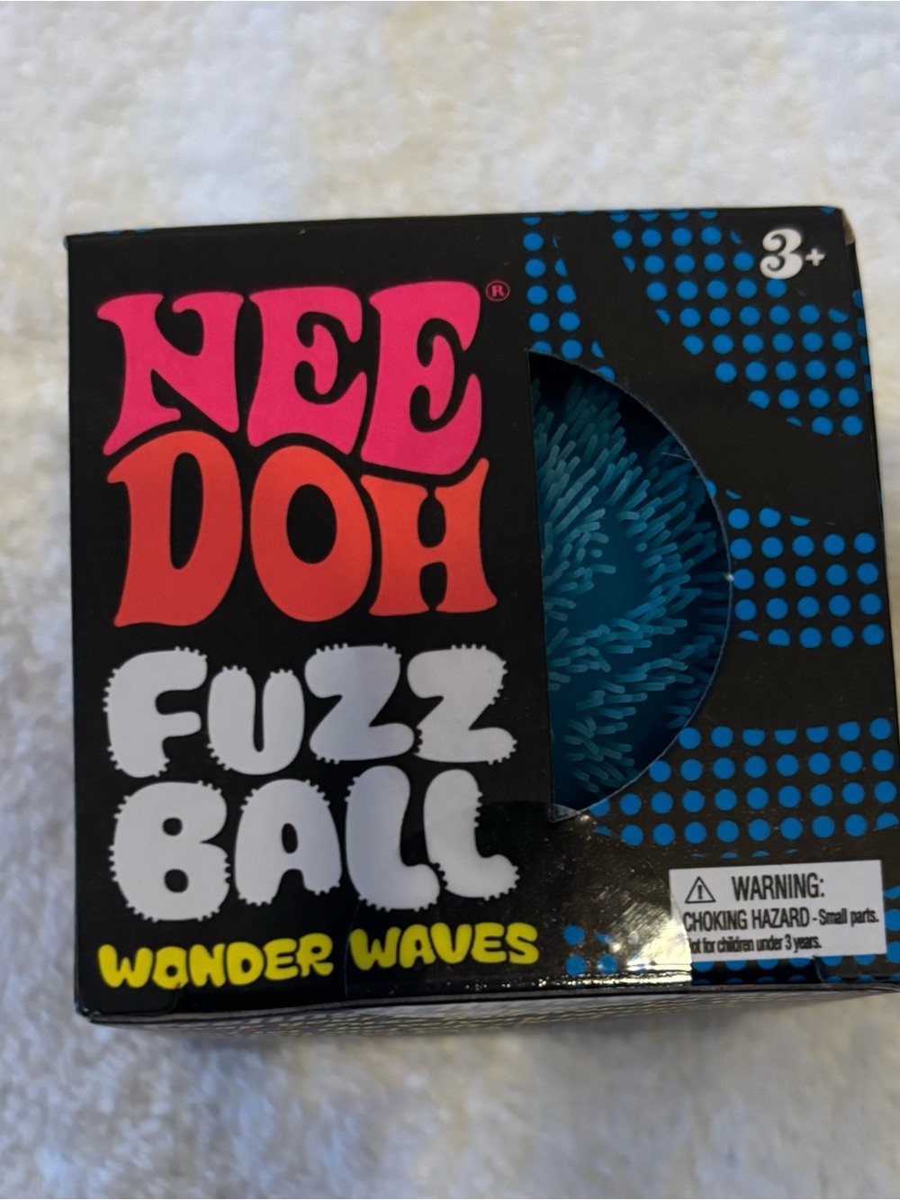 NeeDoh Fuzz Ball Wonder Waves - Blue